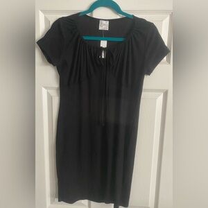 Black Short Sleeve Dress